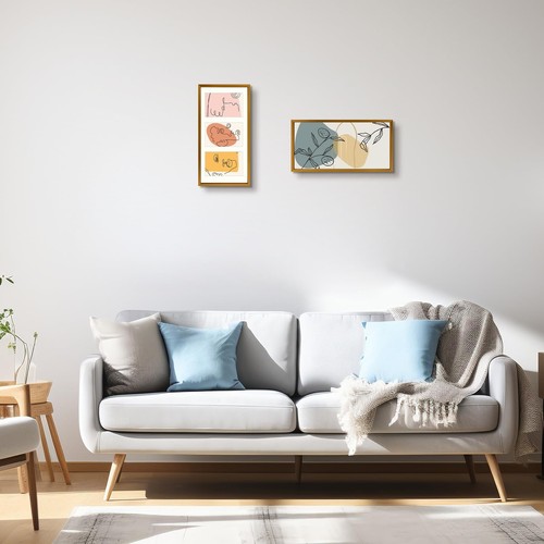 4x6 Aluminum Collage Frame Displays 6x4 Pictures With 3 Openings Mat or One 7x14 - Picture 3 of 8