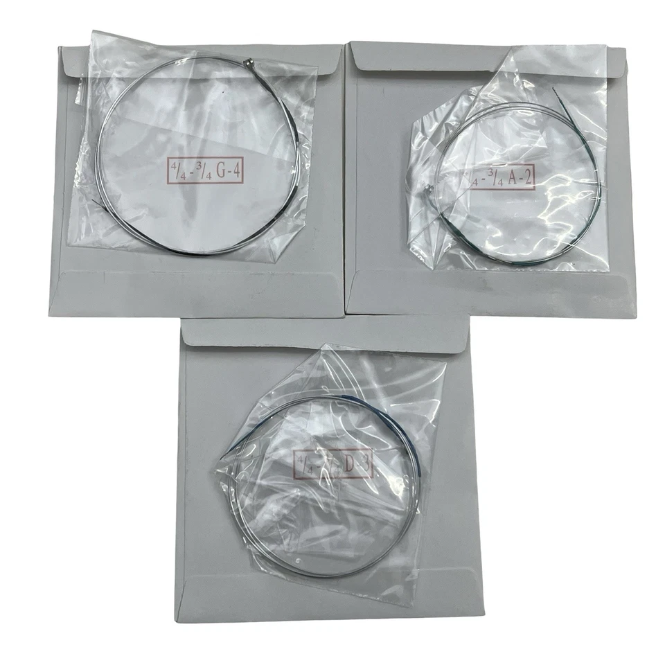 Cecilio 3 packs of Stainless Steel Violin Strings A-D-G string Cello Violin - Image 2 of 2