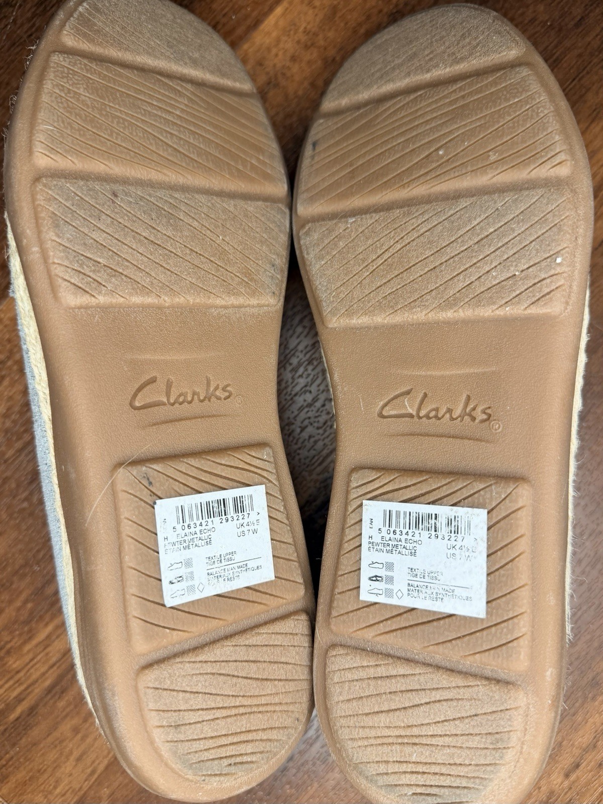 Clarks Collection Elaina Echo Silver Metallic Esp… - image 6