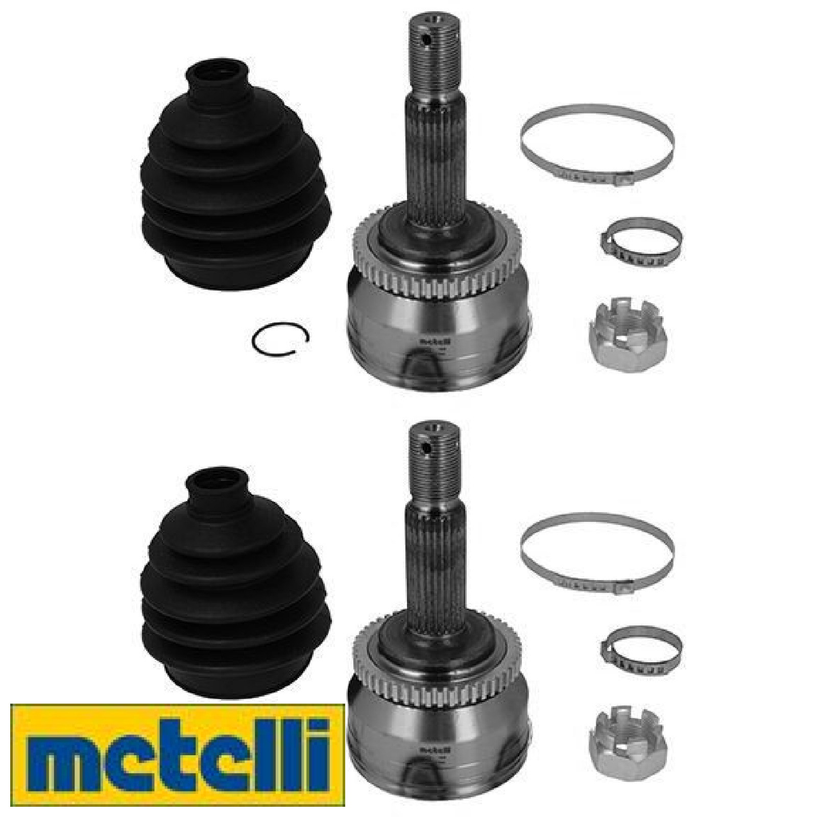 2x Gelenksatz für Antriebswelle metelli 15-1823 2 Gelenksätze Vorne