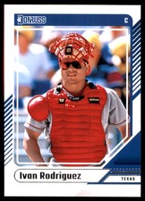 Ivan Rodriguez 2024 Donruss #35 Rangers MLB READ FREE SHIPPING AutographDen