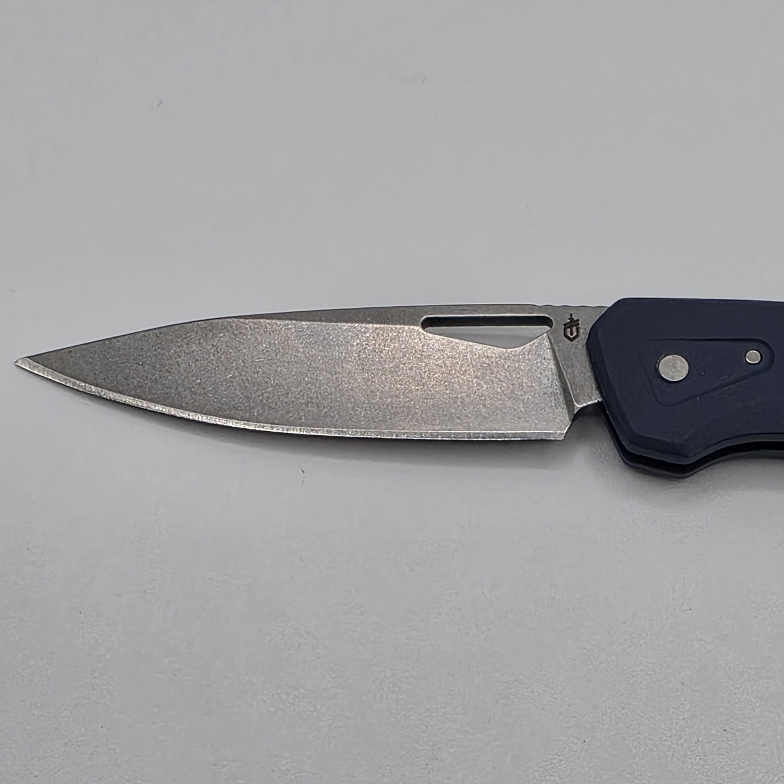 Gerber LST Clip Folding Pocket Knife Blue 440A Steel Lockback EDC New Open Box
