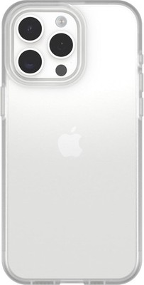 OtterBox iPhone 15 Pro Max Prefix Series Case Lens Bump/Wireless Charge - Clear