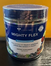 Gundry Mighty Flex Dietary Supplement Gummies 120 Count Blue Raspberry Flavor