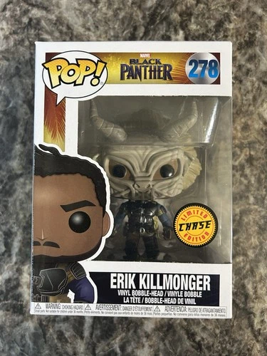 Funko POP! Killmonger 278 Chase Edition Marvel Black Panther NEW