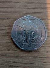 2006 Victoria Cross Heroic Acts Wounded Soldier 50p Fifty Pence Coin Circulated