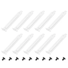 PCI Slot Cover Dust Filter, 10 Pcs Blanking Plate Expansion Blank Plate White