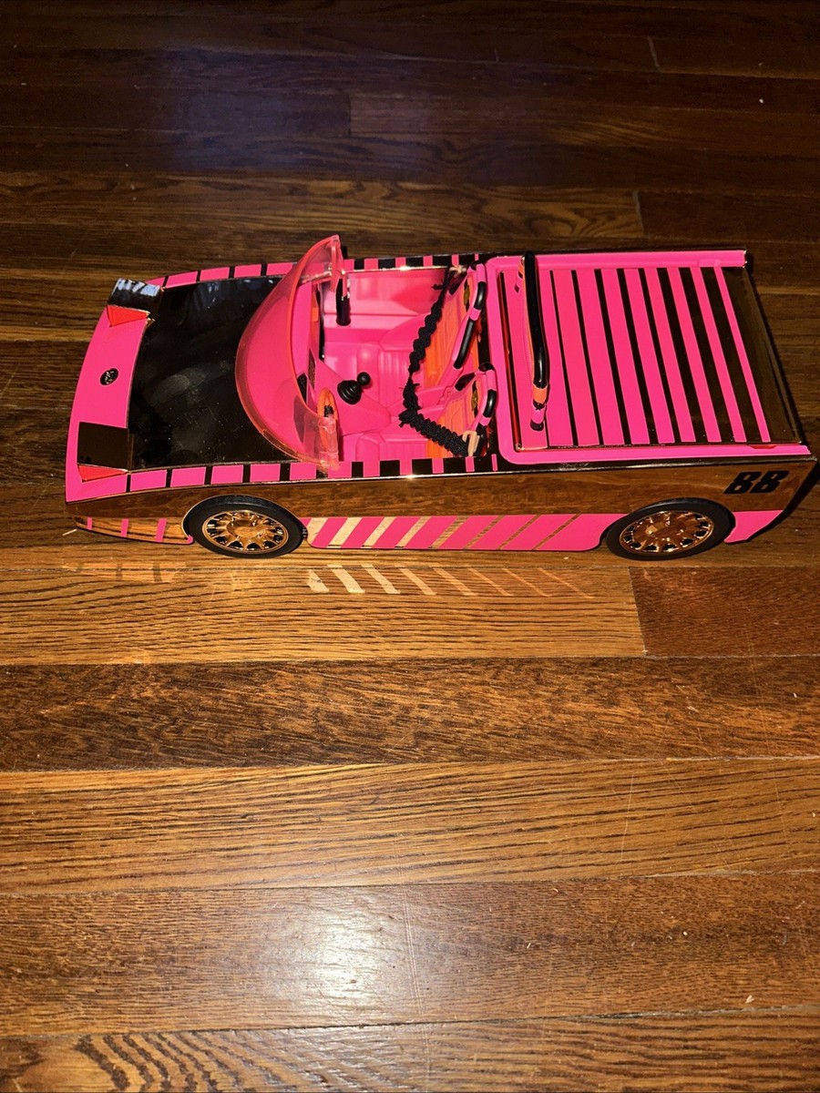 Speedmatic Car Hot Tub Dance Floor Limo Barbie Doll Pink Gold