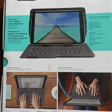 Logitech Universal Keyboard Folio Case For You To Use With Your Samsung Tablet.