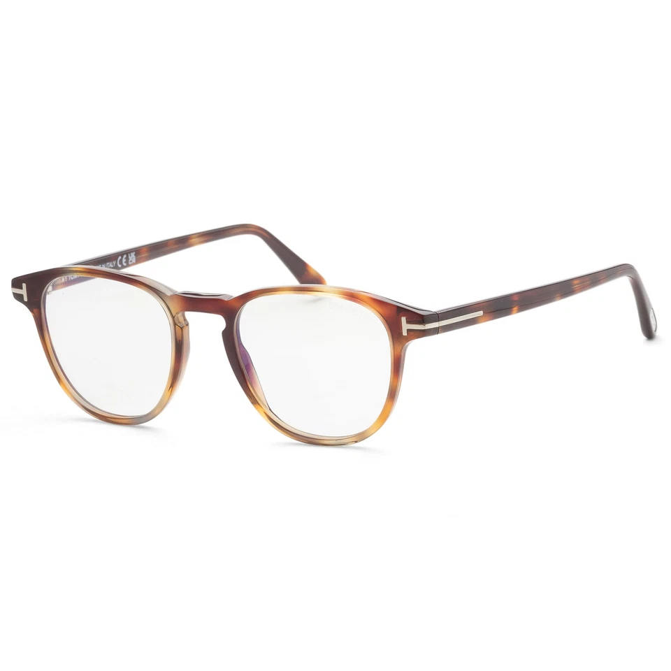 Tom Ford Hombre Logo T 48 mm Color Havana Ópticas FT5899-B-55-48