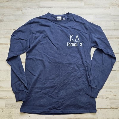 Kappa Delta 2013 Formal Long sleeve Graphic Tee Greek Sorority Sz SM - Blue