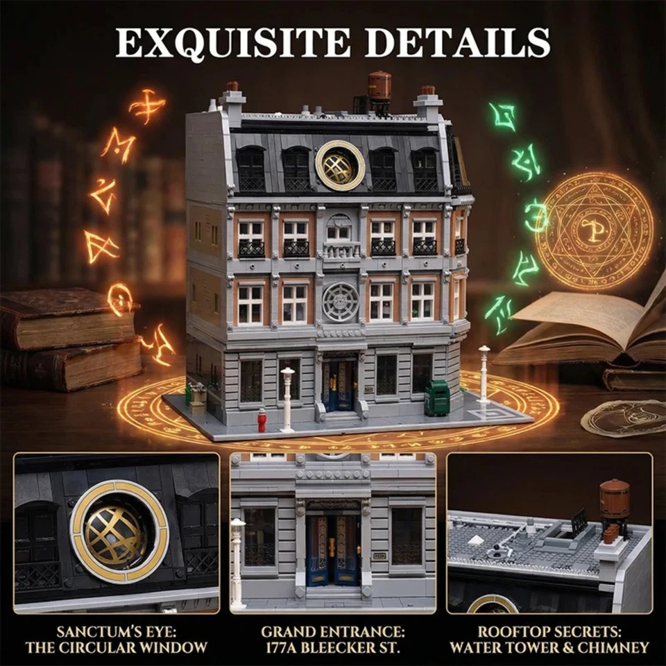 Sanctum Sanctorum Klemmbausteine 6564 Teile Doctor Strange Bauset - Bild 3 von 4