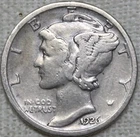 1926 S Mercury Dime VF or VF details. Read Description. Free Shipping.