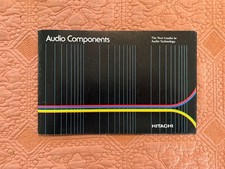 Vintage Hitachi Sales Brochure Pamphlet Booklet - 1978 - Original