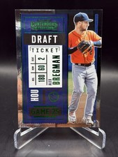 Alex Bregman 2020 Panini Contenders Draft Ticket Green /299 #58 - Houston Astros