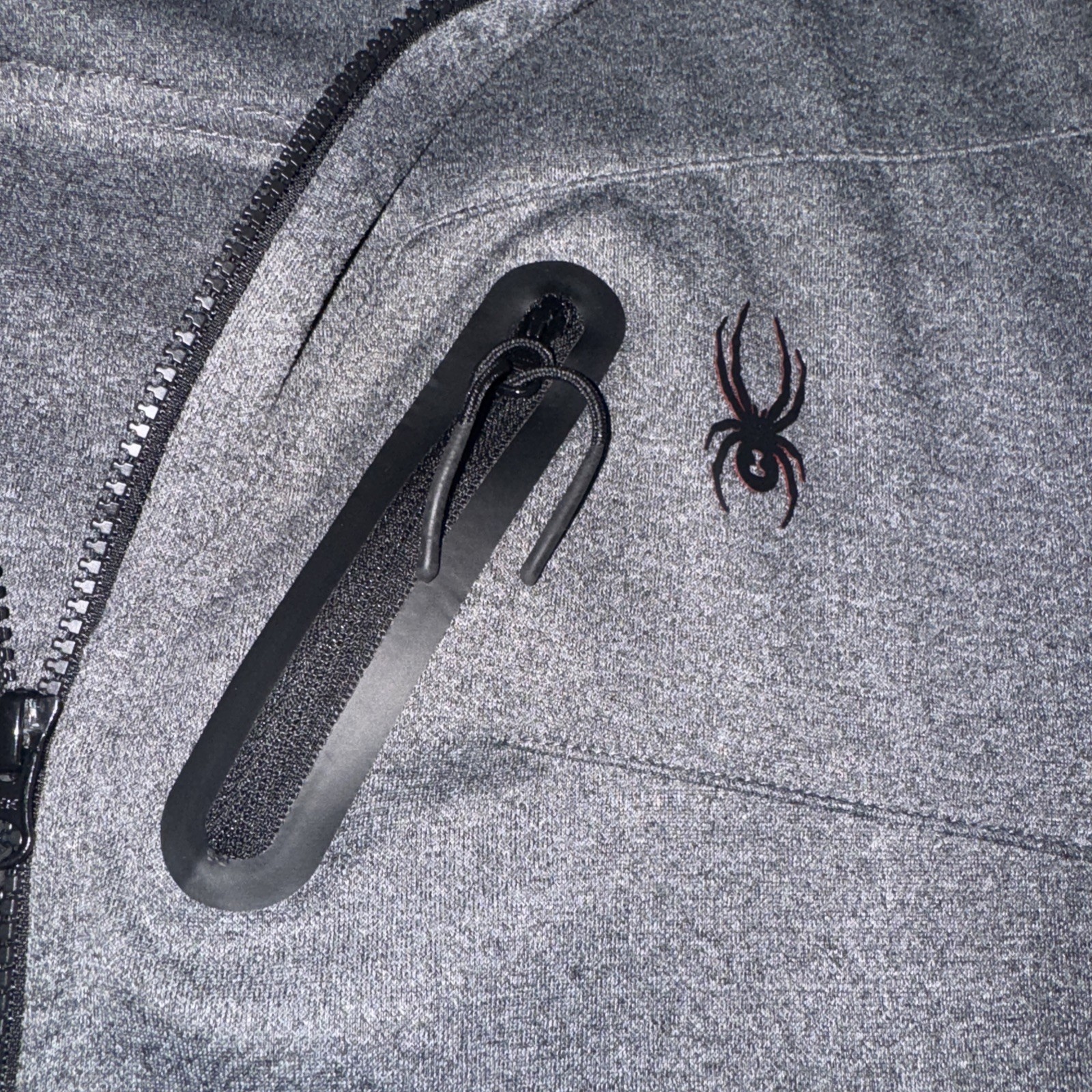 Spyder Gray Active Full Zip ProWEB Sweatshirt/lig… - image 2