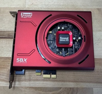 Creative Labs Sound Blaster SBX Pro Studio SB1500 PCIe Sound Card