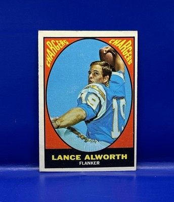 1967 Topps #123 Lance Alworth VG/EX San Diego CHARGERS HOF