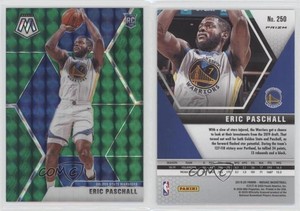 2019-20 Panini Mosaic Rookies Green Prizm Eric Paschall #250 Rookie RC