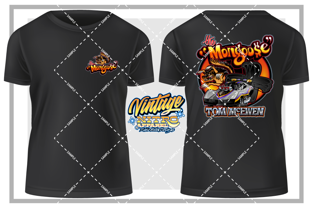 Tom the MONGOOSE McEwen 76 TOON Funny Car (317) T-Shirt | eBay
