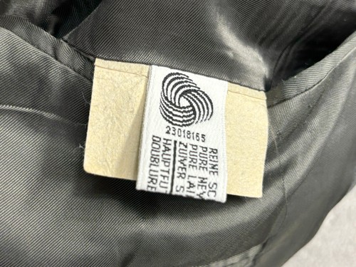 Giacca Hugo Boss Blazer Uomo 52R Grigio Gessato Doppiopetto Pura Lana Nuova - Foto 8 di 12