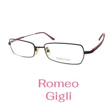 Vintage Metal Glasses Frame For Women RG44602 Black Romeo Gigli