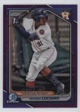 2024 Bowman Chrome Prospects Purple Refractor /250 Waner Luciano #BCP-208 1r66