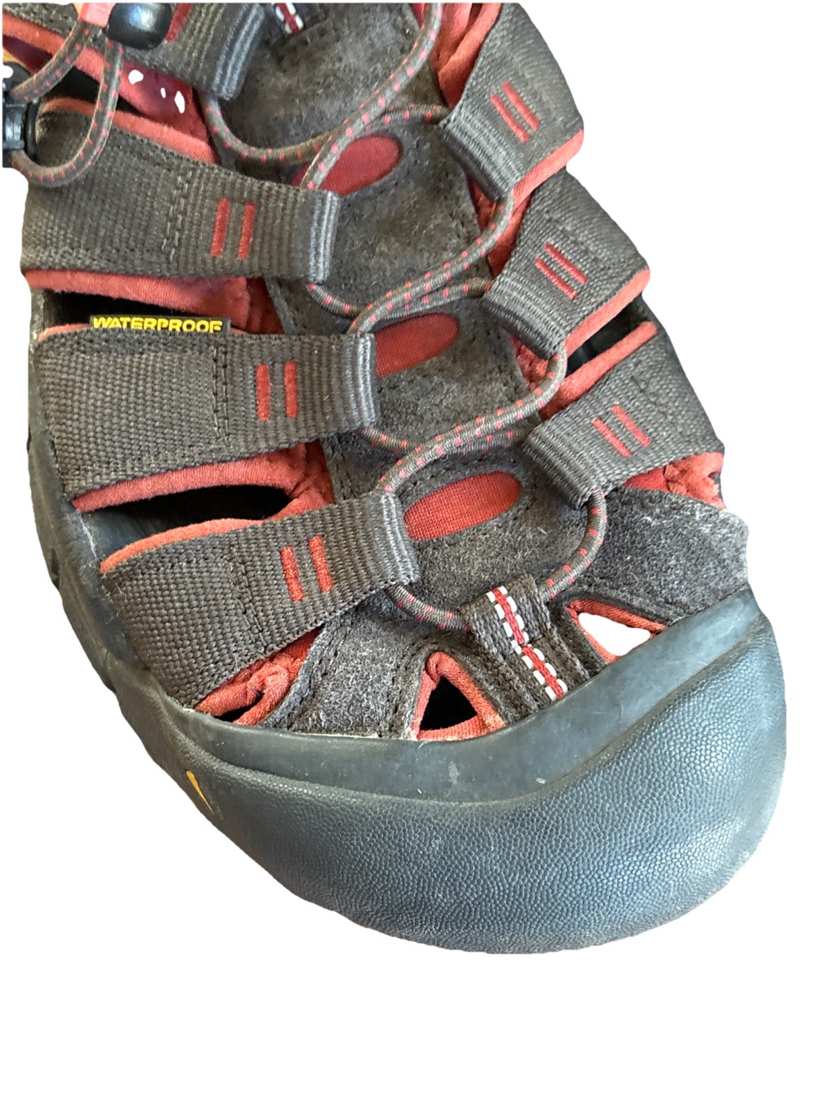 Sandali EUC KEEN Newport H2 da uomo taglia 10 grigio arancione escursionismo outdoor acqua