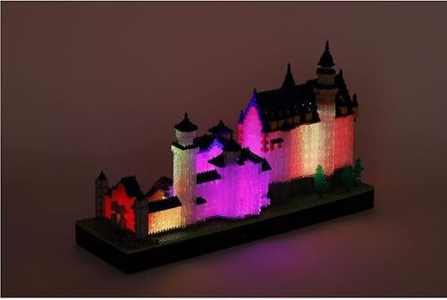 NB-009A Nanoblock Neuschwanstein Castle Deluxe Edition Clear ver. Kawada New - Picture 8 of 9