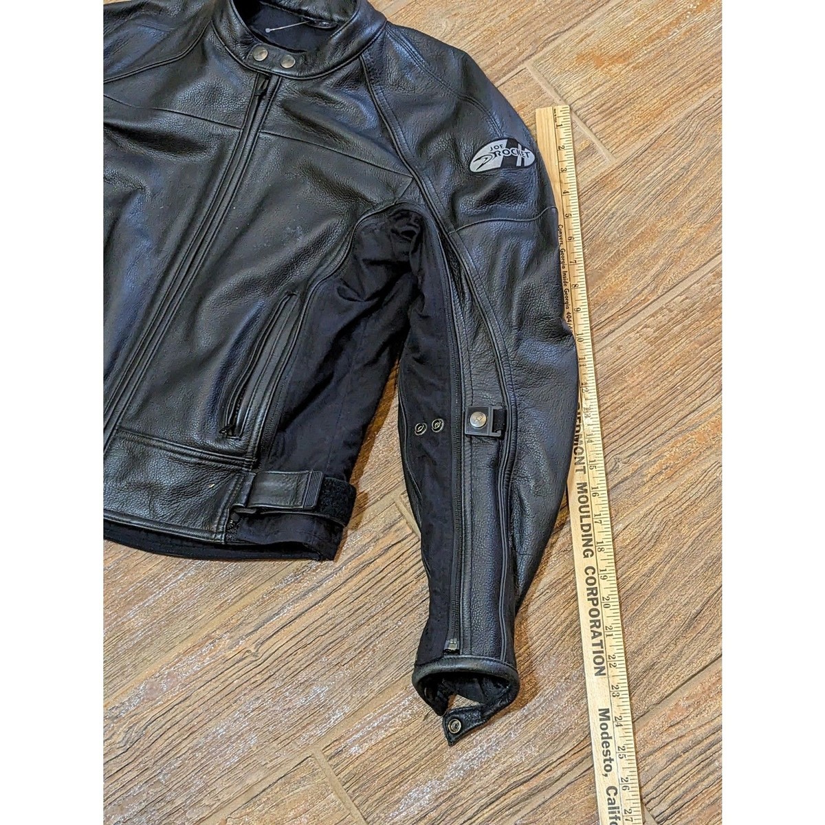 Joe Rocket Sonic Men's BLK Leather/Mesh Motorcycle Riding Jacket