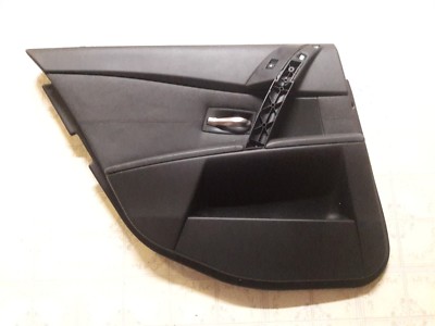 2004-2005 BMW 525i E60 OEM DRIVER SIDE REAR DOOR PANEL BLACK USED