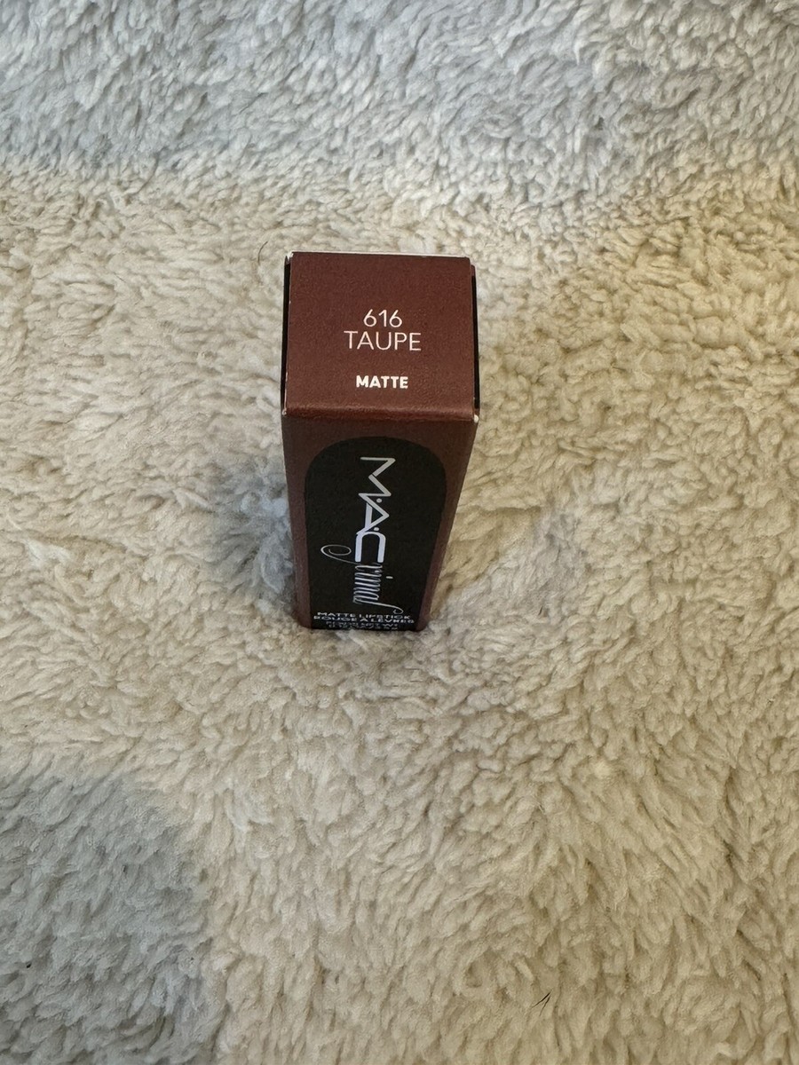 New! MAC Macximal Matte Lipstick 616 TAUPE Full Size BNIB | eBay