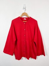 Marimekko Jacket Womens Extra Large Red Vintage Oversized Made In Finland