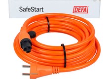 DEFA 460962 Anschlusskabel außen + Stecker Orange Verstärkt 10m 230V HeavyDuty