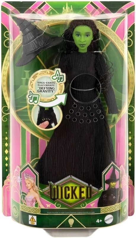 New Wicked 30cm Singing Elphaba Fashion Doll boxed - Was £39.99 Now £29.99