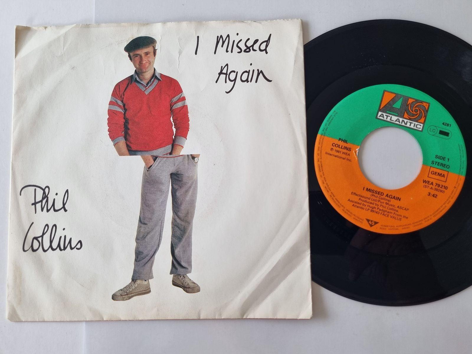7"" Single Phil Collins - I missed again Vinyl Germany
