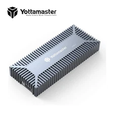 Yottamaster 40 Gbit/s M.2 NVME SSD Enclosure USB 4 for NVME 2280 Thunderbolt 3 4