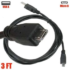3FT USB 2.0 Type A Male to Micro B Male Sync Data Charge Cable PC Mobile Phone