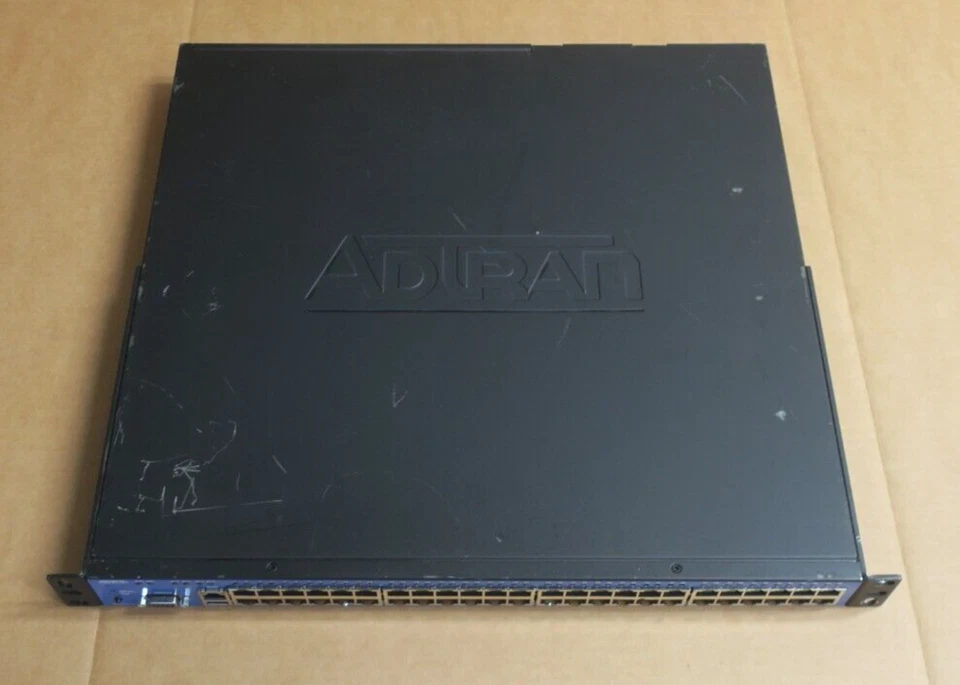 Adtran NetVanta 1638 48x Gigabit Ethernet RJ45 L2/3 1U 2xXIM Slot Managed Switch - Image 3 of 4