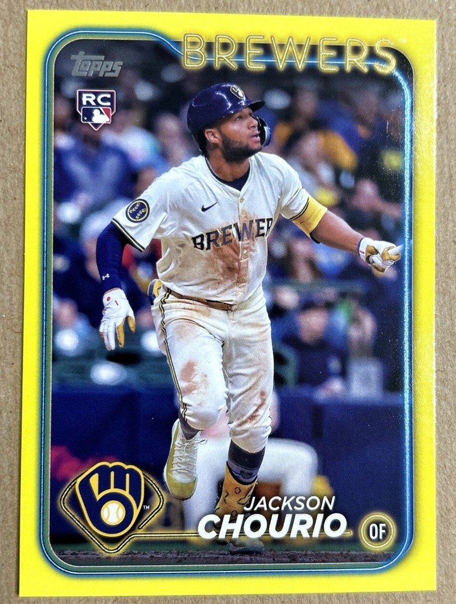 2024 Topps Update Series #US240 Yellow Jackson Chourio (RC 