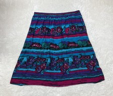 Vintage Koret Womens Size 28W Floral Print Multicolor Skirt