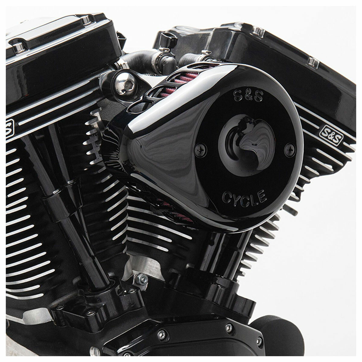 S&S Cycle 170-0440C Mini Air Cleaner Black for 07+ Harley