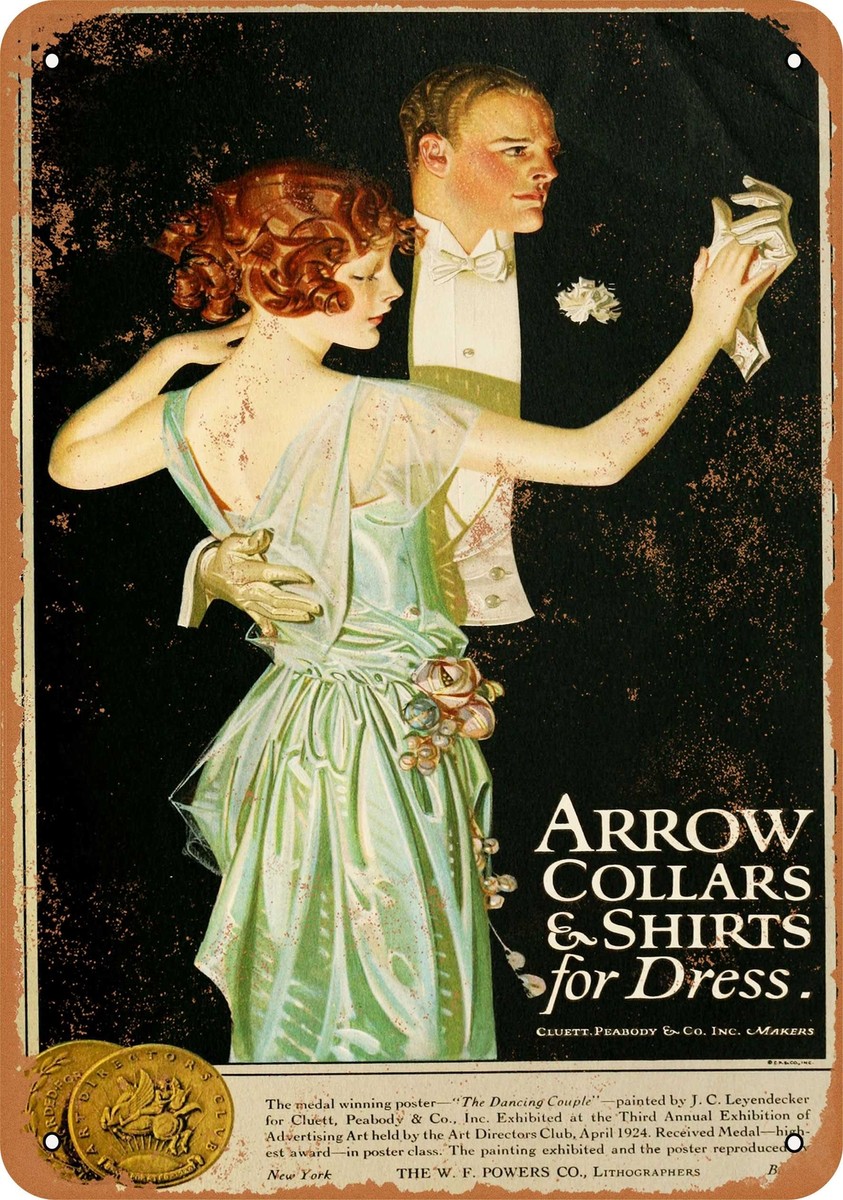arrow collars and shirts for dress Arrow collars and shirts for dress - Digital Remastered Edition Art Print by Joseph Christian Leyendecker