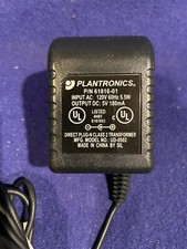 Genuine Plantronics 61816-01 AC Adapter wall charger for Plantronics