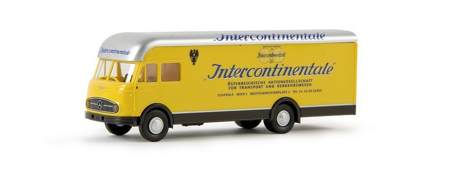 Brekina 57214 - 1/87 Mb Lp 322 Furniture Truck ""Intercontinentale"" - New