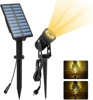 T-SUN Solar Gartenstrahler Led Solar Strahler Gartenleuchte Solarleuchte Garten