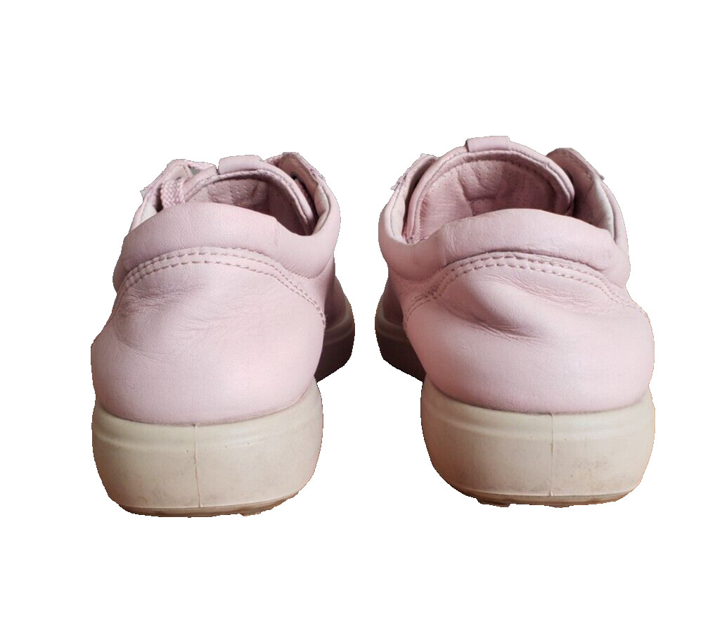 Ecco Soft 7 Women's Light Pink Lace Up Low Top Athletic Sneaker Size 6.5  EUR 37 image 7