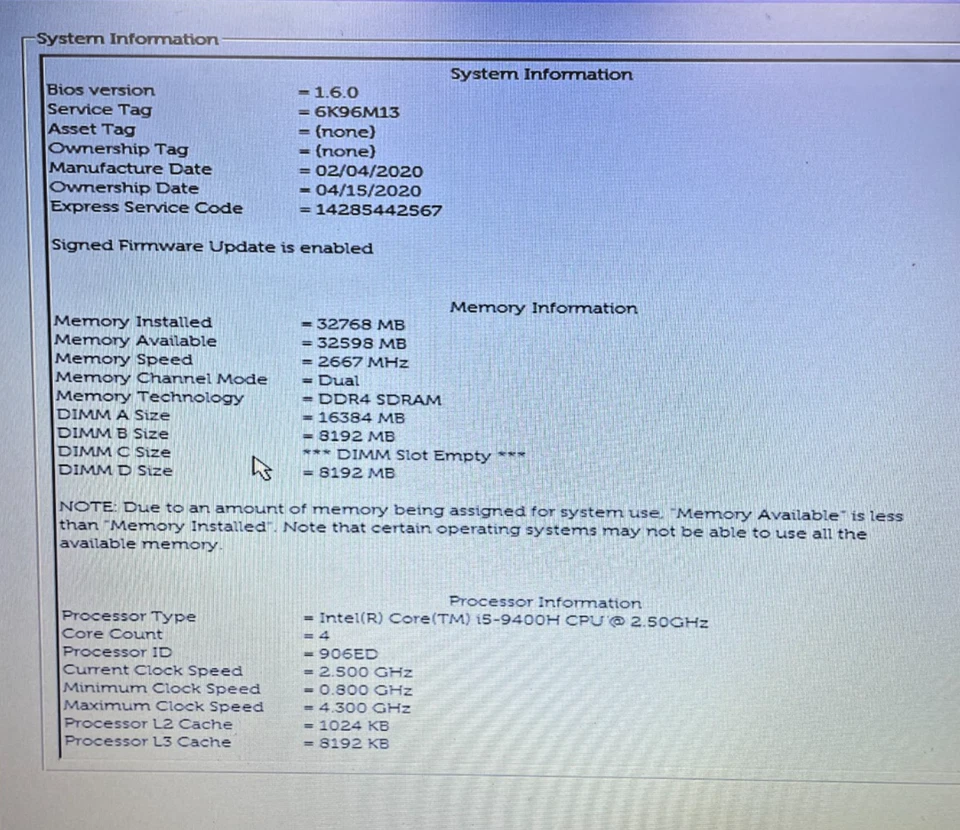 Dell Precision 7740 17.3" Laptop - i5-9400H - 32GB RAM - 1TB SSD (OFFERS OK) - Image 2 of 4