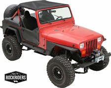 Bimini Bikini Top In Black For 1987-1991 Jeep Wrangler Yj