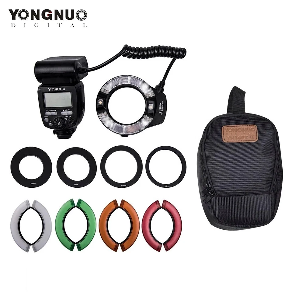 Yongnuo YN14EX II TTL Macro Ring Flash Light Speedlite for Canon DSLR Cameras - Image 4 of 4